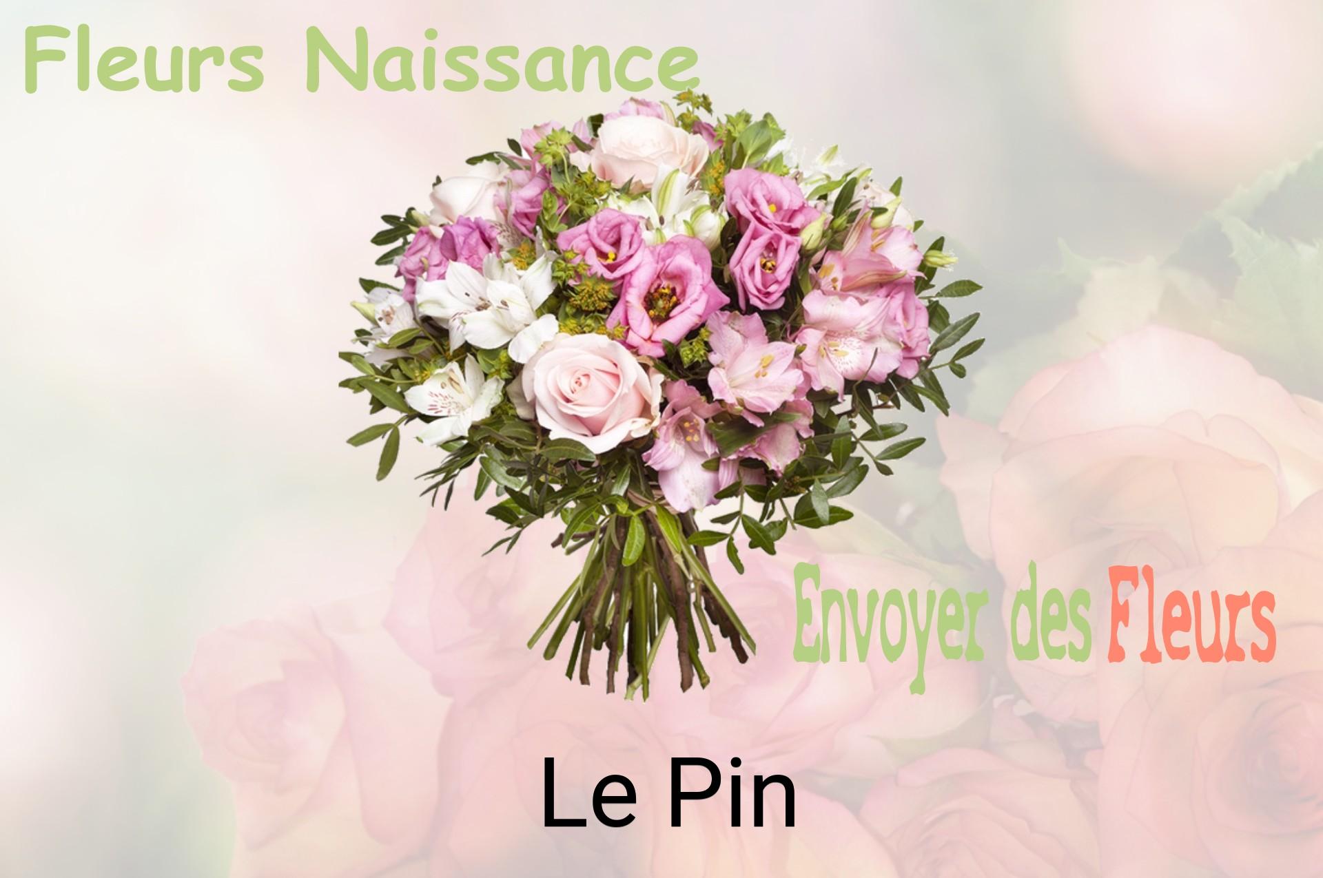 Bouquet de fleurs de naissance livré à Le Pin